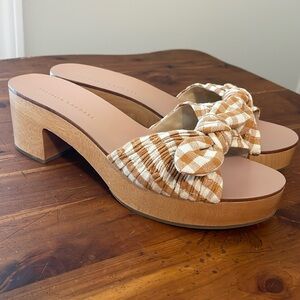 Loeffler Randall Regina Gingham Slip On Clog